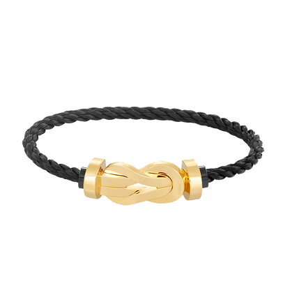 [Star Jewelry]CHANCE LARGE 8 FIGURE BUCKLE NO DIAMOND BRACELET GOLD