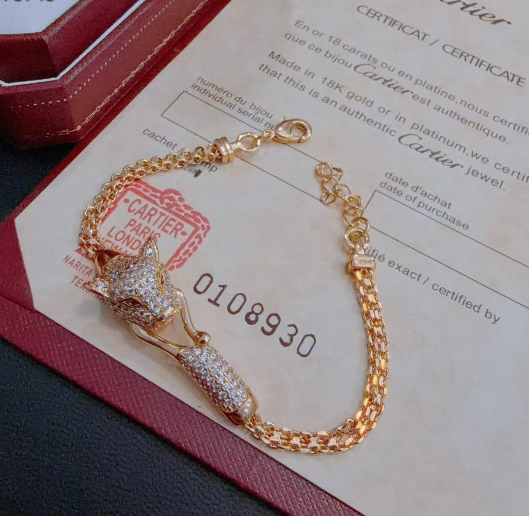 [Star Jewelry Jewelry] PANTHERE  BRACELET DIAMONDS