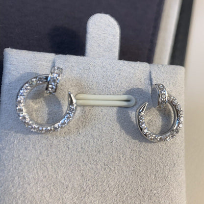 [Star Jewelry]JUSTE EARRINGS SILVER DIAMONDS
