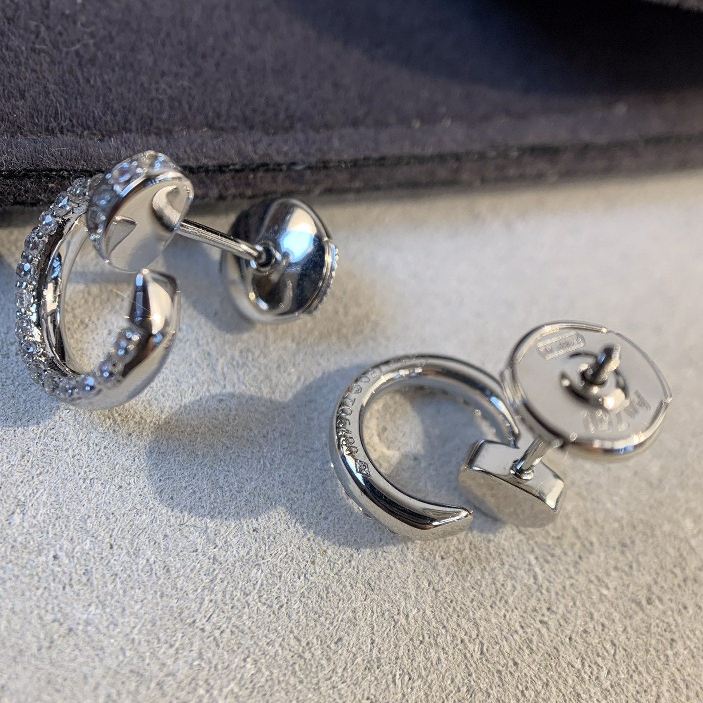 [Star Jewelry]JUSTE EARRINGS SILVER DIAMONDS