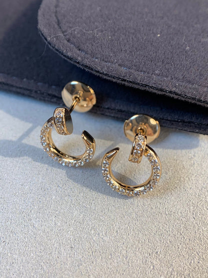 [Star Jewelry]JUSTE EARRINGS GOLD DIAMONDS