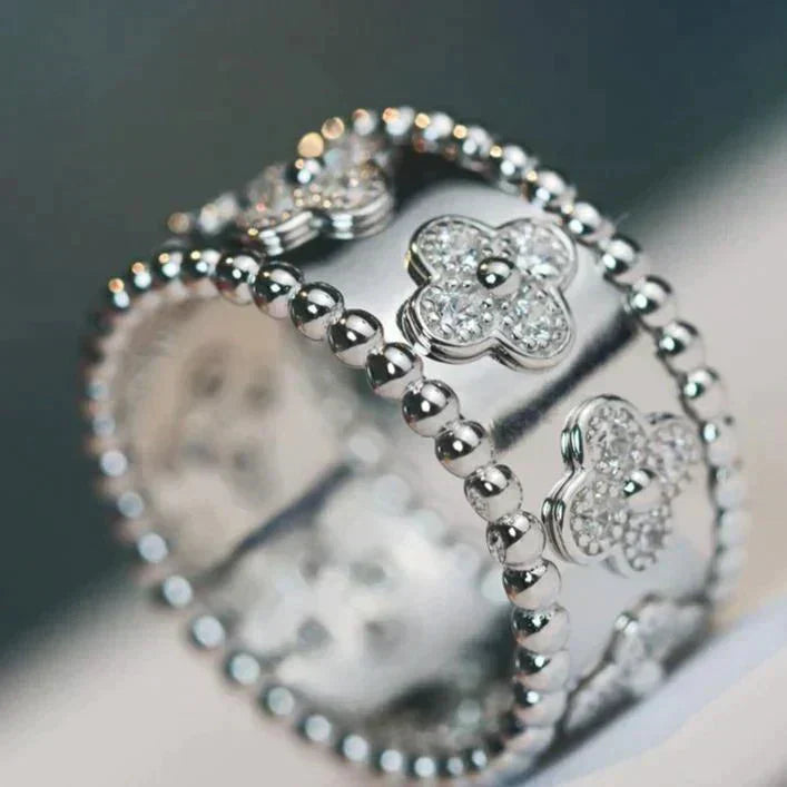 [Star Jewelry]CLOVER KALEIDOSCOPE RING 10MM