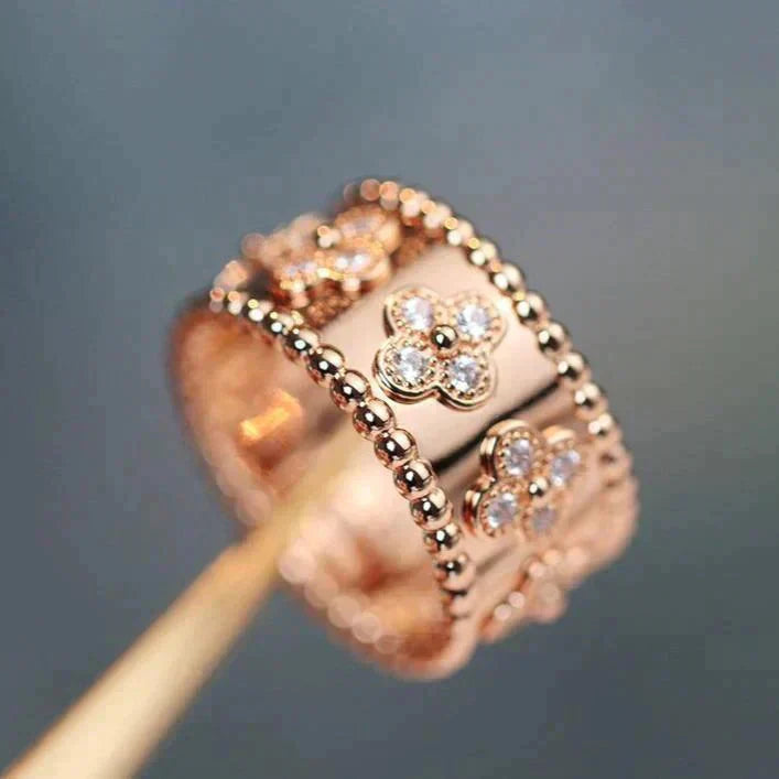 [Star Jewelry]CLOVER KALEIDOSCOPE RING 10MM