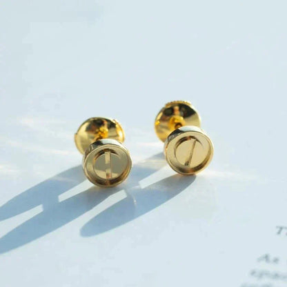 [Star Jewelry]LOVE EARRINGS GOLD 10MM