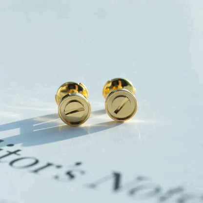 [Star Jewelry]LOVE EARRINGS GOLD 10MM