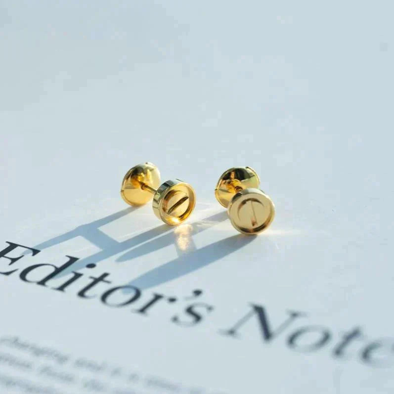 [Star Jewelry]LOVE EARRINGS GOLD 10MM