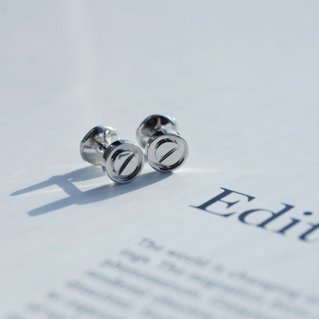 [Star Jewelry]LOVE EARRINGS SILVER 10MM