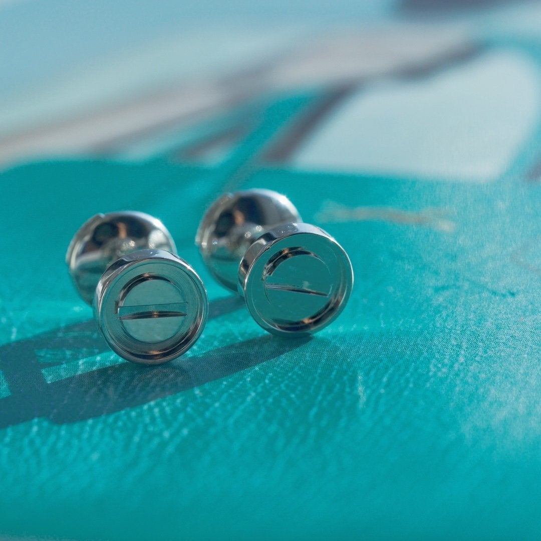[Star Jewelry]LOVE EARRINGS SILVER 10MM