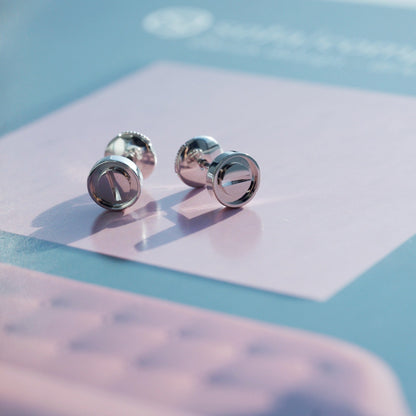 [Star Jewelry]LOVE EARRINGS SILVER 10MM