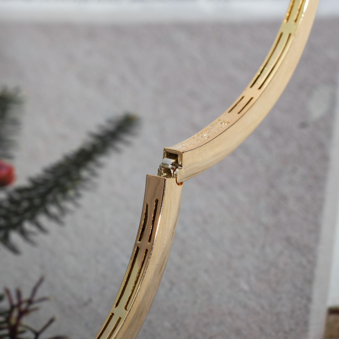 [Star Jewelry]SERPENTI BRACELET PINK GOLD DIAMOND DOUBLE SNAKE