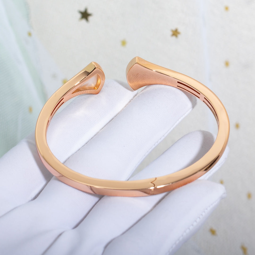 [Star Jewelry]DREAM BRACELET OPEN PINK GOLD MOP DIAMOND