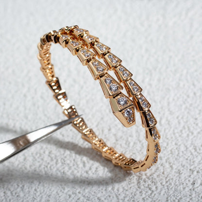 [Star Jewelry]SERPENTI BRACELET 6.8MM PINK GOLD DIAMOND