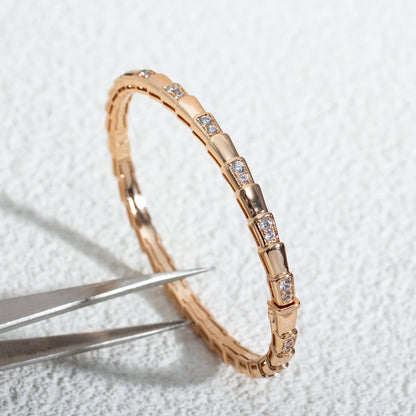 [Star Jewelry]SERPENTI BRACELET PINK GOLD DIAMOND
