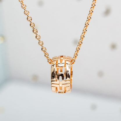 [Star Jewelry]PARENTESI NECKLACE PINK GOLD