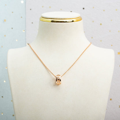 [Star Jewelry]PARENTESI NECKLACE PINK GOLD