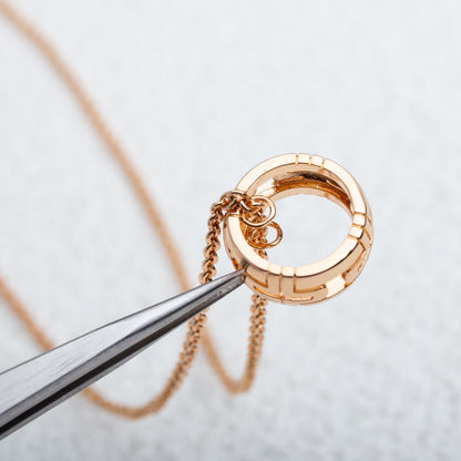 [Star Jewelry]PARENTESI NECKLACE PINK GOLD