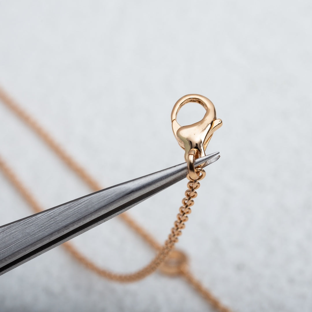 [Star Jewelry]PARENTESI NECKLACE PINK GOLD
