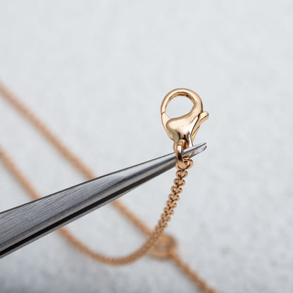 [Star Jewelry]PARENTESI NECKLACE PINK GOLD