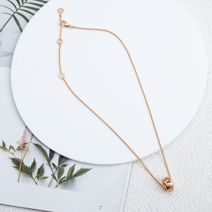 [Star Jewelry]PARENTESI NECKLACE PINK GOLD