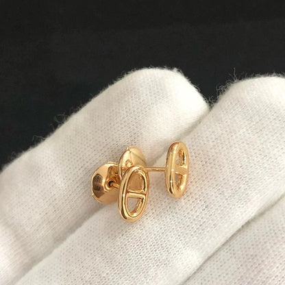 [Star Jewelry]CHAINE SMALL EARRINGS GOLD AND SILVER
