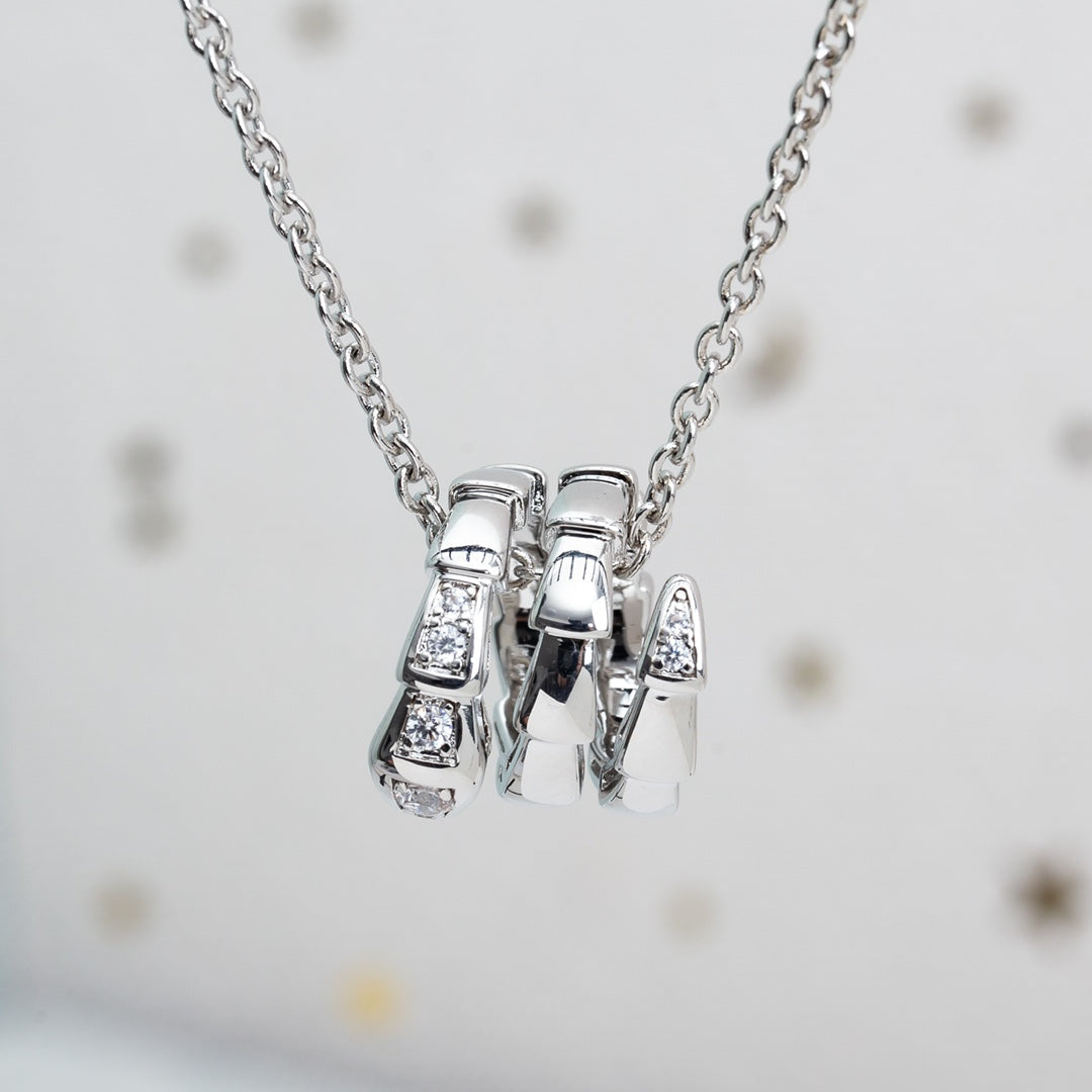 [Star Jewelry]SERPENTI SILVER NECKLACE DIAMOND