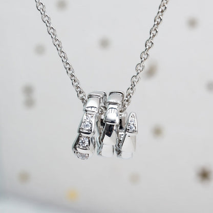 [Star Jewelry]SERPENTI SILVER NECKLACE DIAMOND