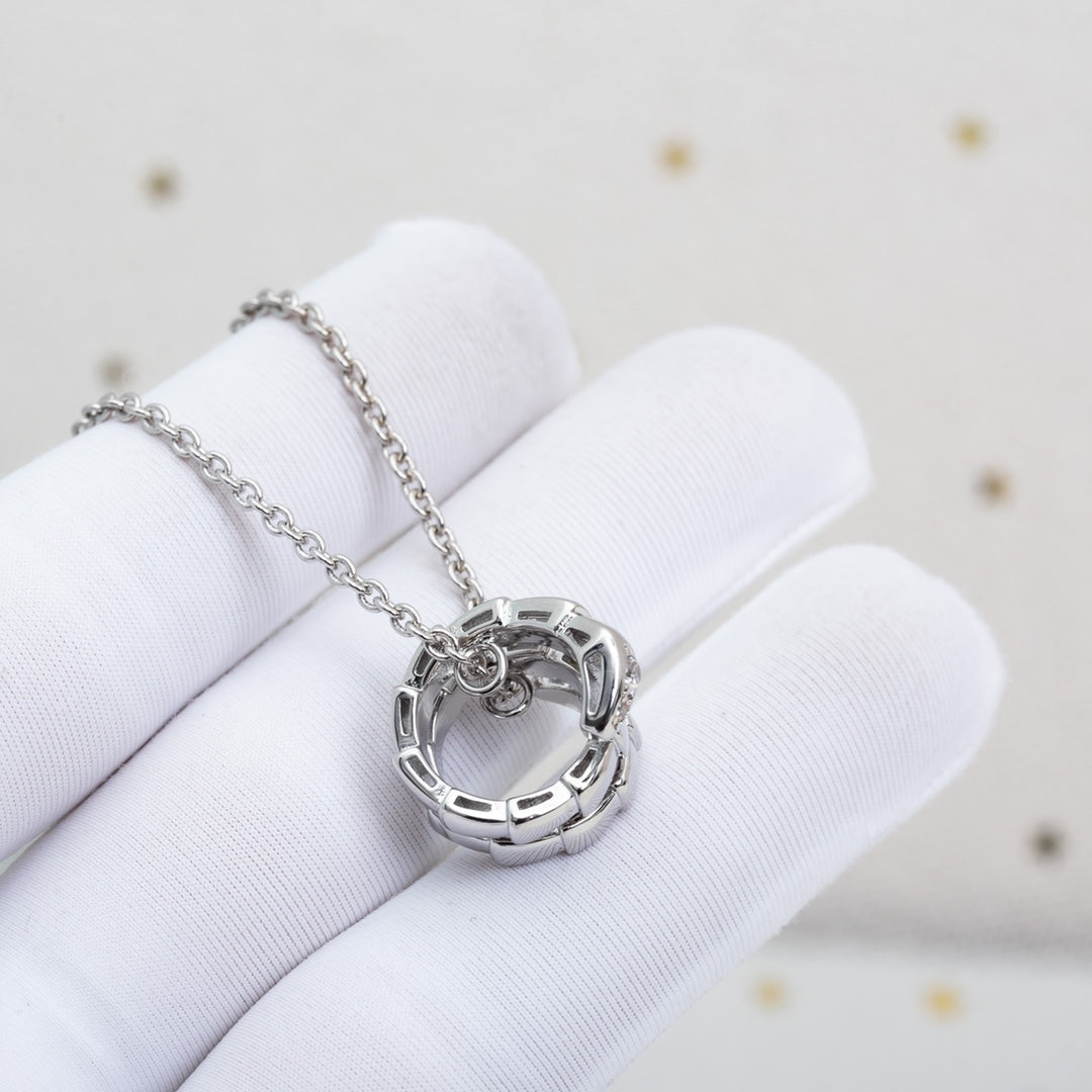 [Star Jewelry]SERPENTI SILVER NECKLACE DIAMOND