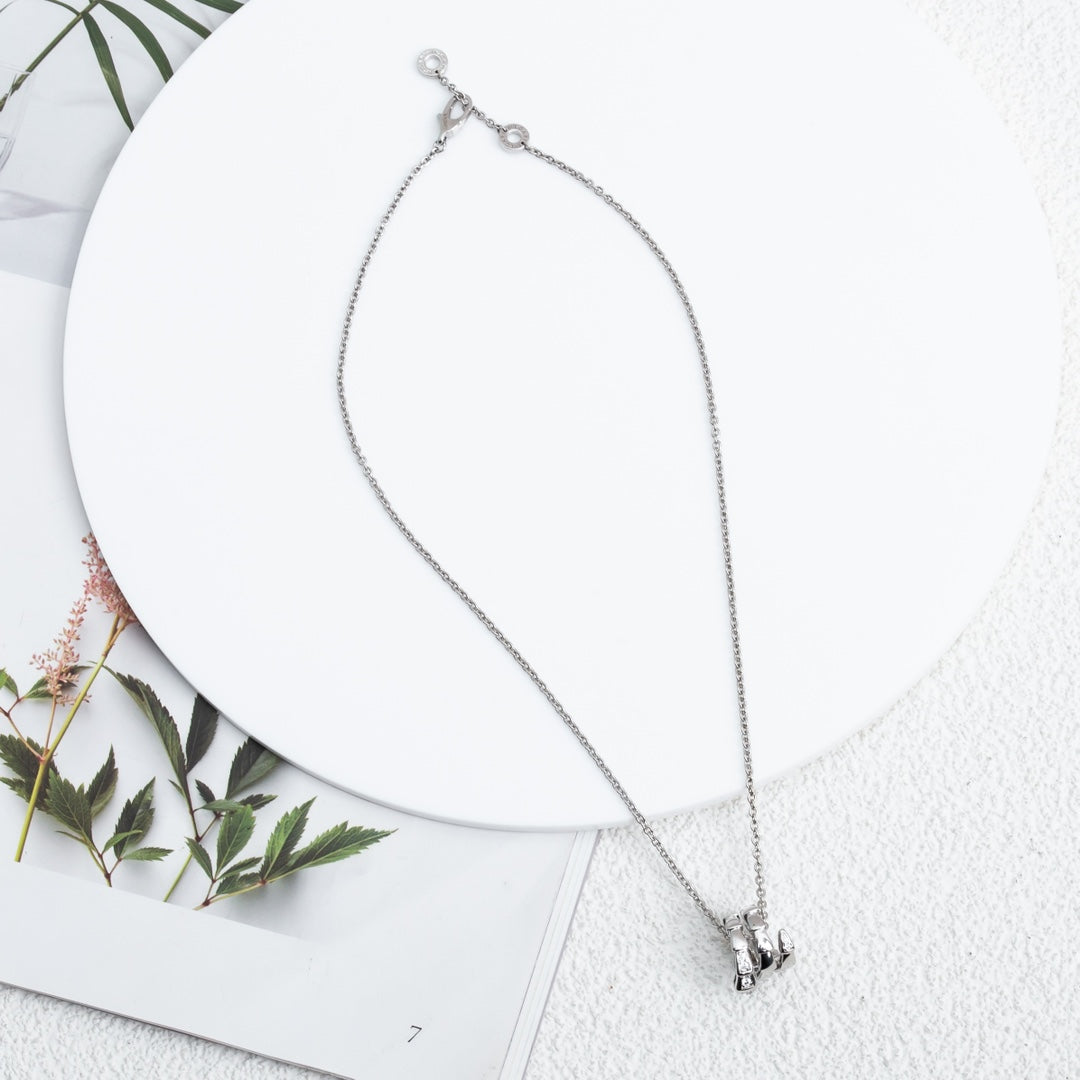 [Star Jewelry]SERPENTI SILVER NECKLACE DIAMOND