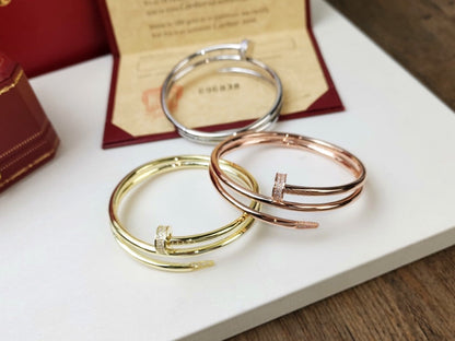 [Star Jewelry]JUSTE BRACELET 3.5MM DOUBLE ROW DIAMOND