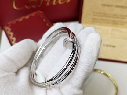 [Star Jewelry]JUSTE BRACELET 3.5MM DOUBLE ROW DIAMOND