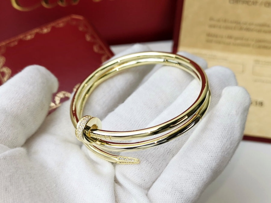 [Star Jewelry]JUSTE BRACELET 3.5MM DOUBLE ROW DIAMOND