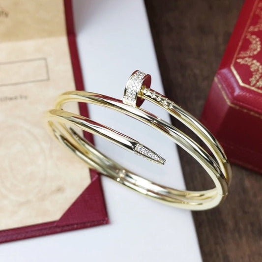 [Star Jewelry]JUSTE BRACELET 3.5MM DOUBLE ROW DIAMOND