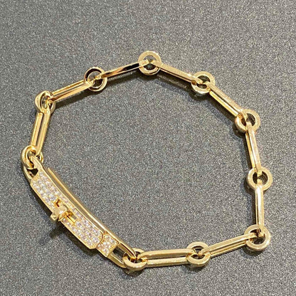 [Star Jewelry]CHAINE BRACELET SMALL MODEL DIAMOND