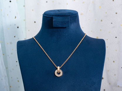 [Star Jewelry]GARI NECKLACE PINK GOLD DIAMOND