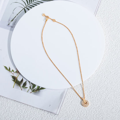 [Star Jewelry]GARI NECKLACE PINK GOLD DIAMOND