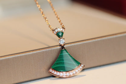 [Star Jewelry]DREAM NECKLACE MALACHITE DIAMOND