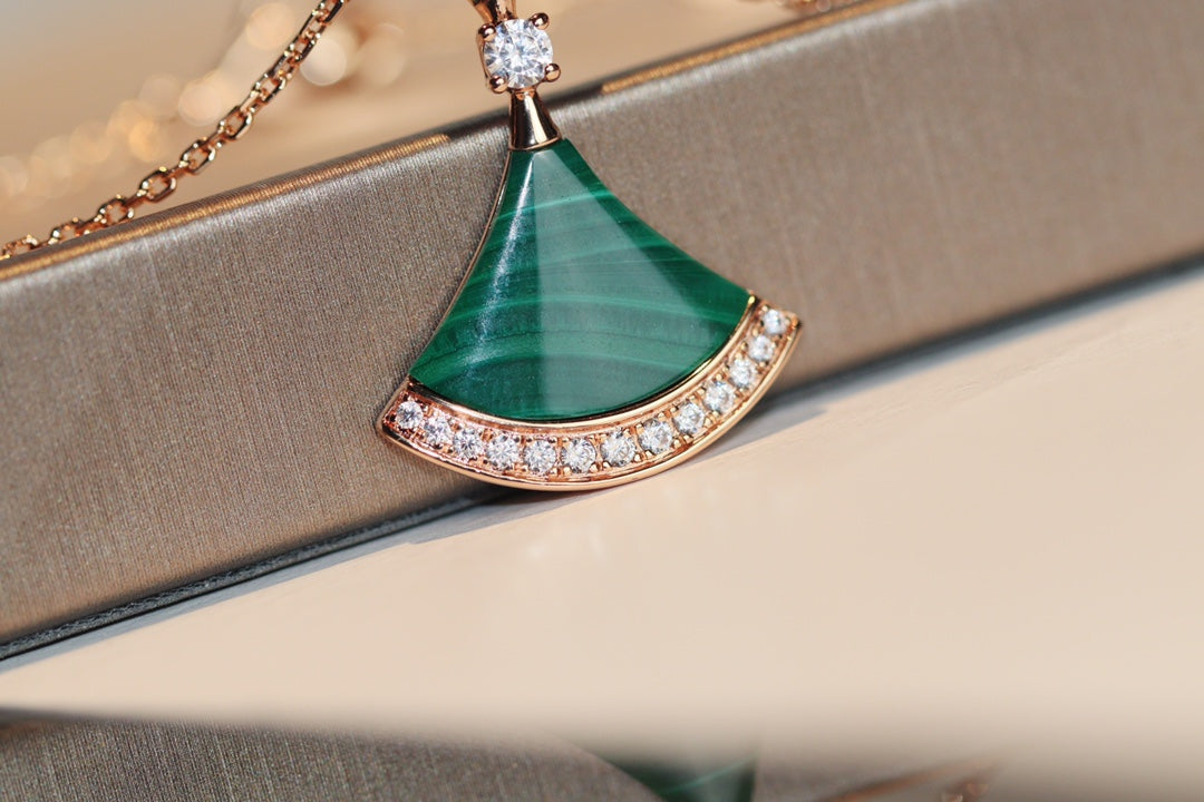 [Star Jewelry]DREAM NECKLACE MALACHITE DIAMOND