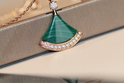 [Star Jewelry]DREAM NECKLACE MALACHITE DIAMOND