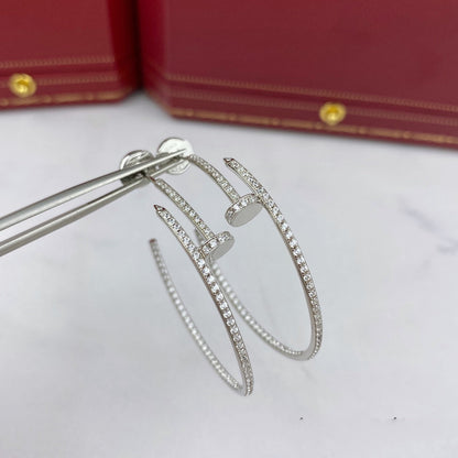 [Star Jewelry]JUSTE EARRINGS FULL DIAMONDS 1.8MM