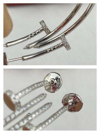 [Star Jewelry]JUSTE EARRINGS FULL DIAMONDS 1.8MM