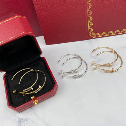 [Star Jewelry]JUSTE EARRINGS FULL DIAMONDS 1.8MM