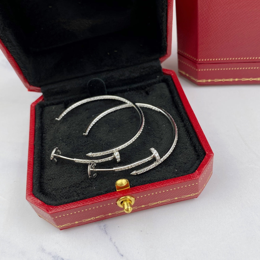 [Star Jewelry]JUSTE EARRINGS FULL DIAMONDS 1.8MM