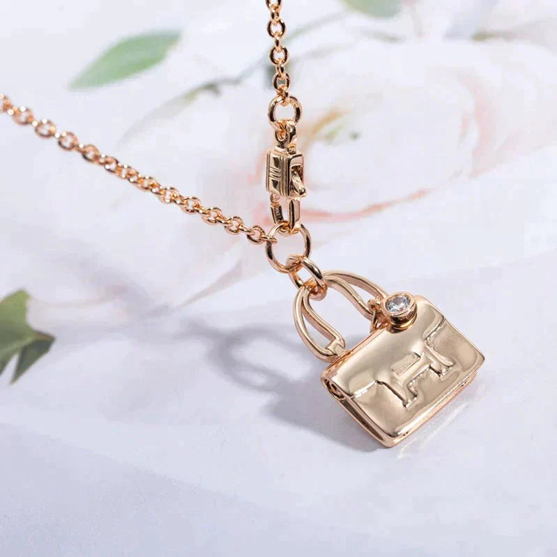 [Star Jewelry]AMULETTE PEDANT ROSE GOLD NECKLACE