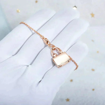 [Star Jewelry]AMULETTE PEDANT ROSE GOLD NECKLACE