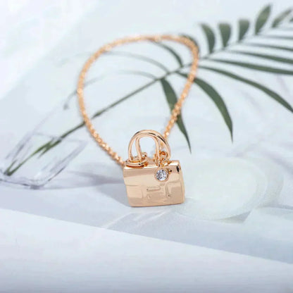 [Star Jewelry]AMULETTE PEDANT ROSE GOLD NECKLACE