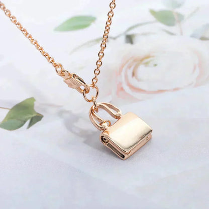 [Star Jewelry]AMULETTE PEDANT ROSE GOLD NECKLACE