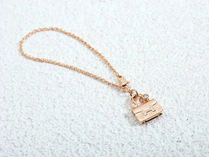 [Star Jewelry]AMULETTE PEDANT ROSE GOLD NECKLACE