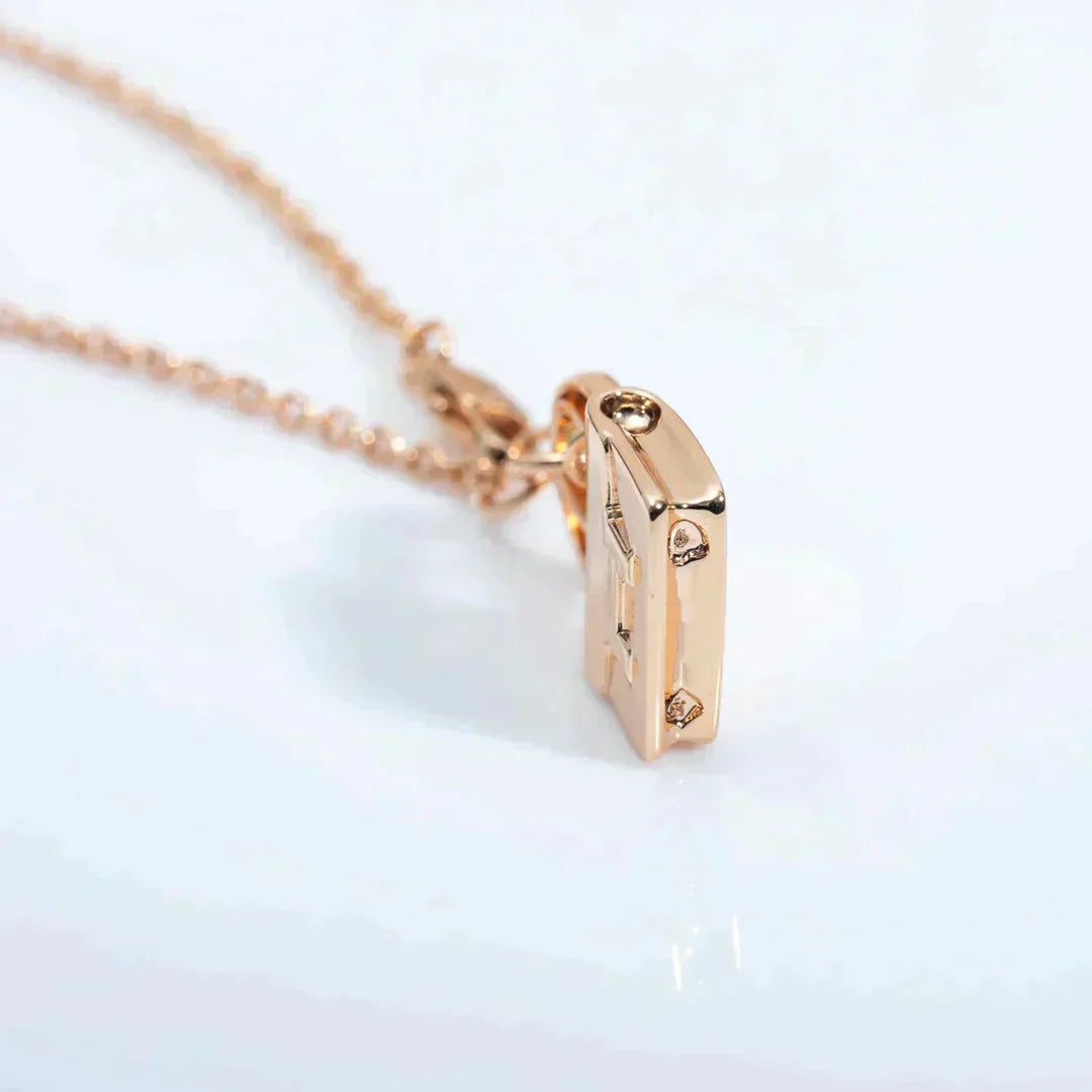 [Star Jewelry]AMULETTE PEDANT ROSE GOLD NECKLACE