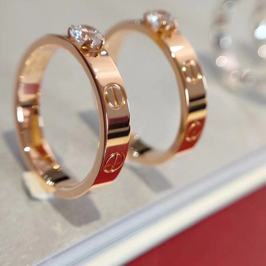[Star Jewelry]LOVE RING 3.6MM 1 BIG DIAMOND
