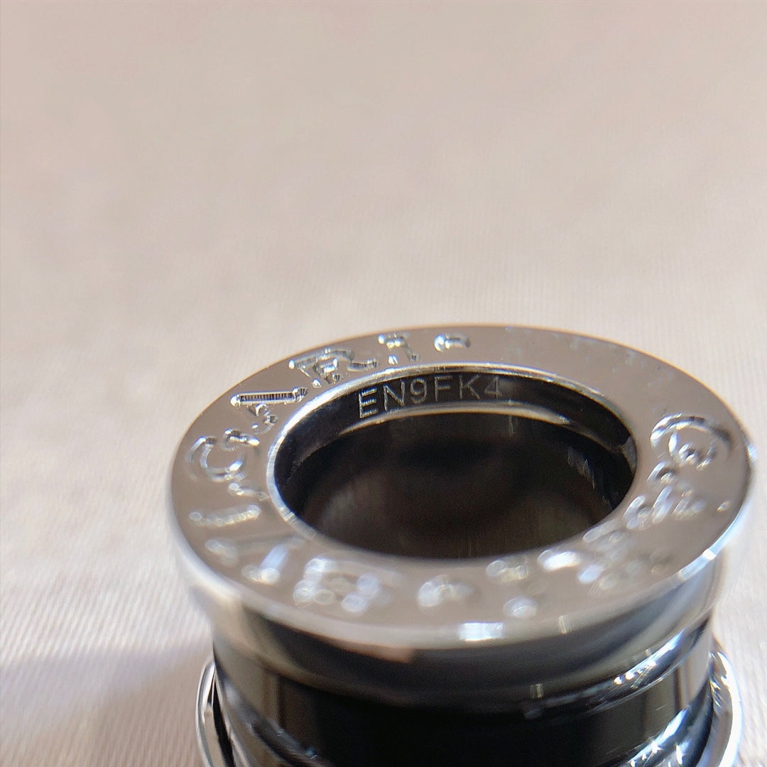 [Star Jewelry]ZERO 1 BLACK CERAMIC SILVER NECKLACE